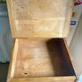 Antique Oak Childs School Desk with Lift-Top Storage Image 6