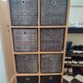 Wooden unit with fabric drawers Image 10