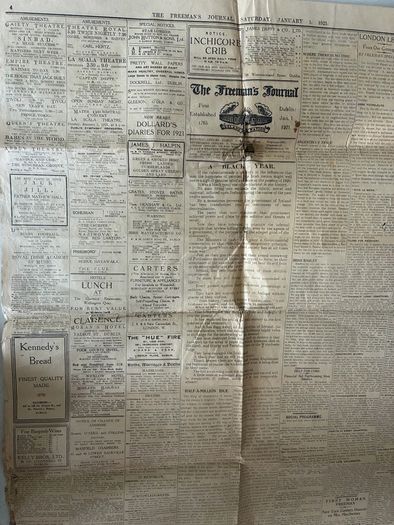 The Freemans Journal -1/1/1921