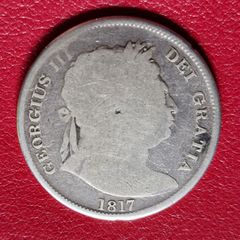 United Kingdom 1817 Half Crown - George III 1st portrait Silver coin