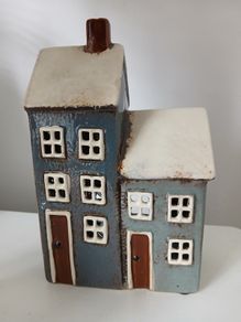 Ceramic house ornament