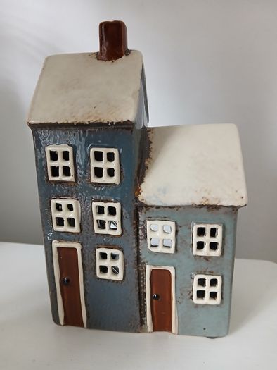Ceramic house ornament