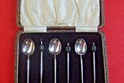 Leather Cased Coffee Spoons