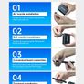 Portable Pump for Bike Tires  Mini Air Compressor Cycling Tire Inflator with Gauge MTB Mountain Bike Road Bicycle Tire Pump Image 2