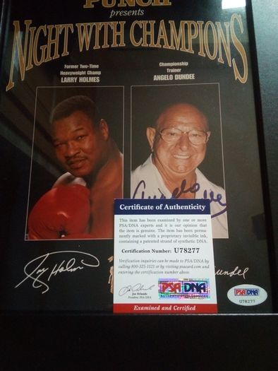Angelo Dundee Signed Photo Ali's Trainer
