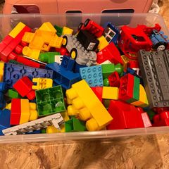 Lego and wooden toys
