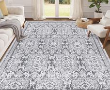 Brand New Enyhom Large Rug, Non-Slip Washable Mandala Floor Rug,