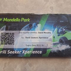 Modello Park Thrill Seeker Xperience (Transferrable)