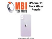 iPhone 11 Back Glass Replacement Rear Battery Cover with Adhesive Purple