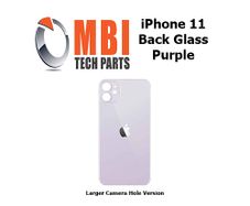 iPhone 11 Back Glass Replacement Rear Battery Cover with Adhesive Purple