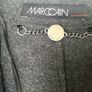 Marc Cain Designer Boiled Wool Coat Size 12 Image 4