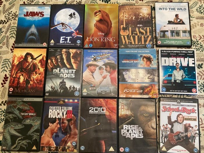 Cult Classic & Blockbuster Movie Bundle (15 Films - Jaws, Lion King, Drive Blu-ray)
