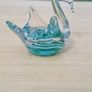 Vintage Isle of Man St. John's Crystal Swan Image 3