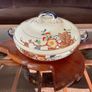 Antique Corona Ware Rosalind Round Covered Vegetable Tureen Image 4