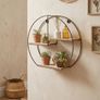 gold wall shelf Image 2