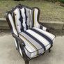 Vintage Louis XV-style wingback armchair Image 6