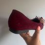 Burgundy ballerinas Image 7