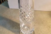 Footed Crystal Vase and a Bud Vase. Irish Tyrone Crystal Glass in good condition . No. 39