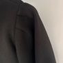 Zara black scuba top short sleeve formal Size M Image 3