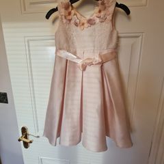 Beautiful girls pink dress special occasion