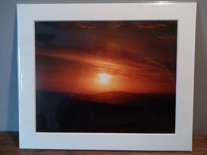 Mounted Original Photography - Glenmacnass Sunrise, Wicklow