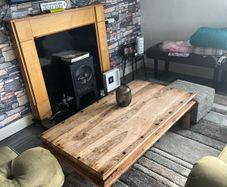 wallnut coffee table