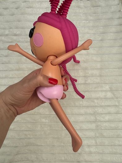 Lalaloopsy Crumbs Sugar Cookie Large approx. 12" Full Size Doll 2009 Silly Hair Used Please see photos
