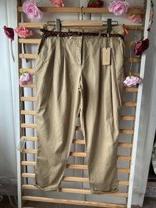 trousers Bnwt river island tan chino size 12