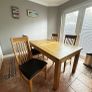 Oak Table and 4 chairs Image 2