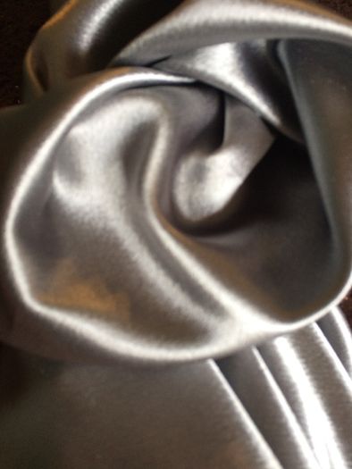 Silver Satin Back Crepe