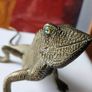 Vintage brass  Lizard Image 2