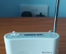 Sony Icf-50V W Radio, AM/FM Bands, as new.
