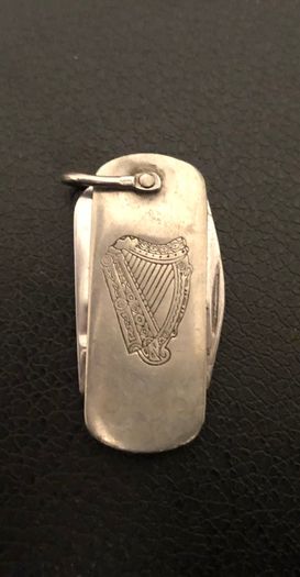 Vintage Guinness Key Ring Pocket Knife Bottle Opener