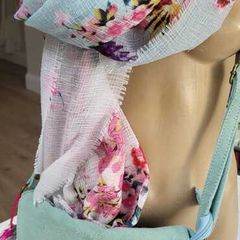 Acqua Azure Bag, Belt and Scarf Combo - All 3 Sold as 1.