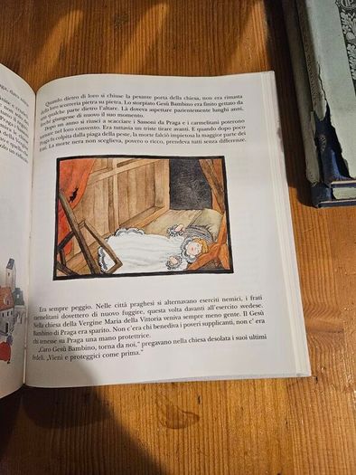 The Legend Of The Infant Of Prague. Beautiful Illustrated Large Volume Hardbacks In Good Condition.  See Photos For Same.  Italian Version.