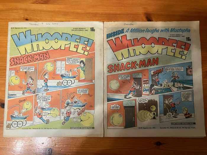 Comics: 'Whoopee !' 1982 (12 magazines)