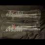 Asahi beer Official half Pint 2 Glasses set brand new Image 2