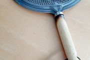 Old Italian chestnut roasting pan