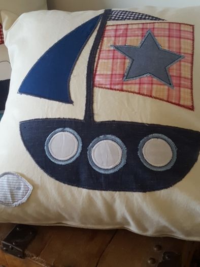Nautical Fabric Cushions and Buntings