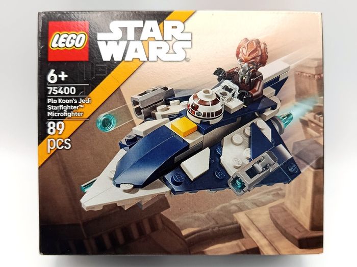 LEGO 2025 Star Wars Plo Koon's Jedi Starfighter Microfighter Set Code 75400 New