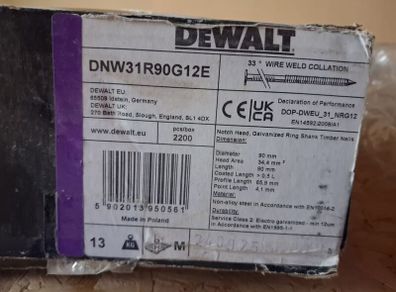 dewalt nails