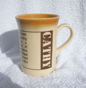 CATHY (Kilncraft-STL, Staffordshire) - a vintage personalised mug (pristine condition). c.1990