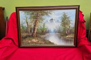 Mountain River Landscape -- Roger Brown