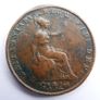 1853  Great Britain 1/2 Half Penny Queen Victoria Image 4