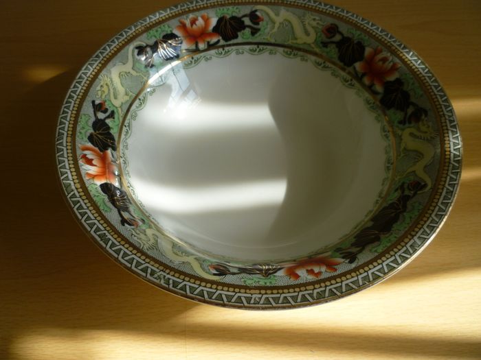 Myott Lotus Bowl Antique Circa 1920's Immaculate Large