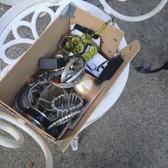 box of costume jewellery