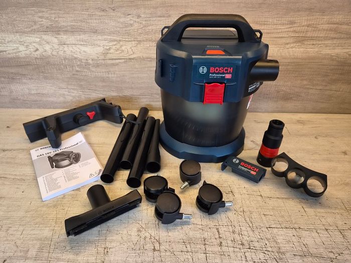 Bosch GAS 18 V10 L 34Ltr/sec 18V Li-Ion CoolPack Cordless L Class Dust Extractor - Bare