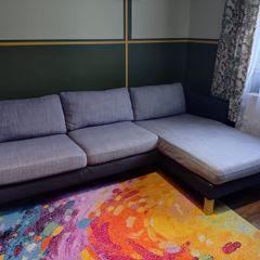IKEA landskrona 3 seater sofa with chaise lounge COVERS only