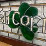 Exceptional Large antique Irish Stained Glass Panel. Image 2