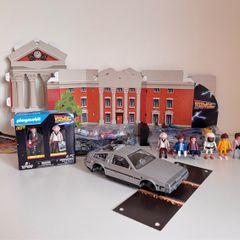 Playmobil Back To The Future 70317 Delorean + 70459 Figures + Playmobil Back To The Future Advent Calendar PlaySet 70574